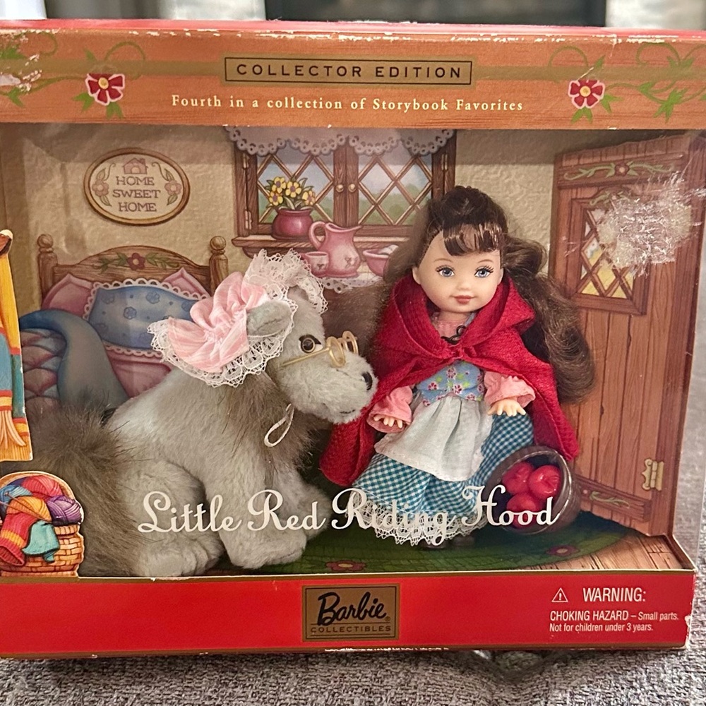 Mattel Barbie Little Red Riding Hood Doll with Red Cloak